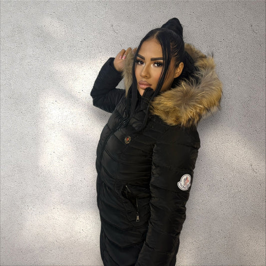 Geacă medie Moncl neagră