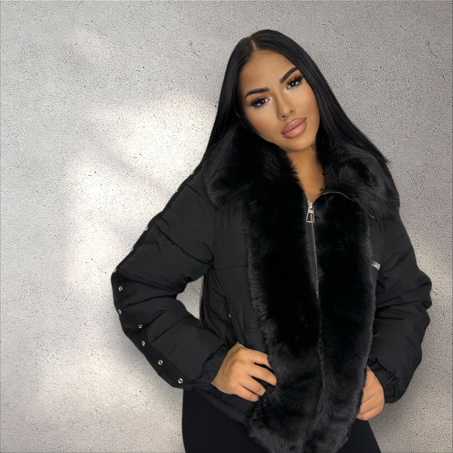 Geaca Krl scurtă blană