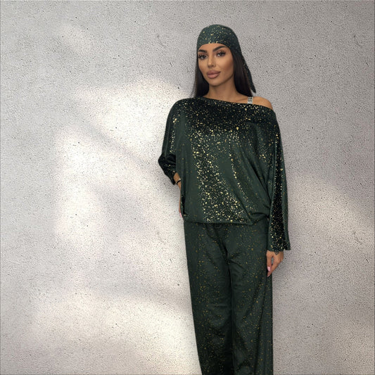 Set 3 piese Royal Smarald