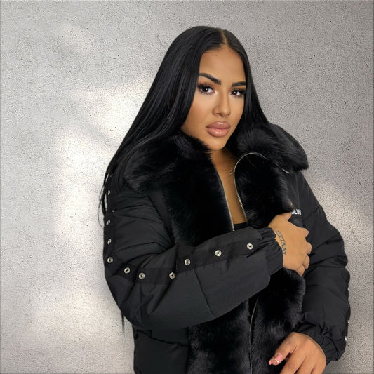 Geaca Krl scurtă blană