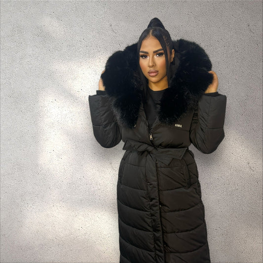 Geacă lungă Krl negru