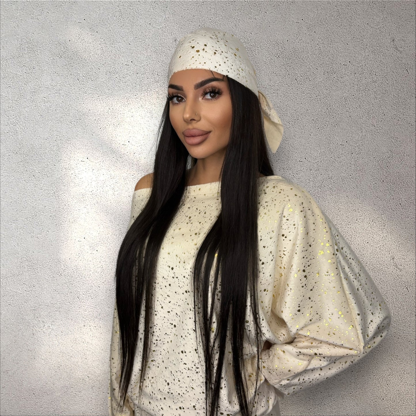 Set 3 Piese Royal Crem-Gold