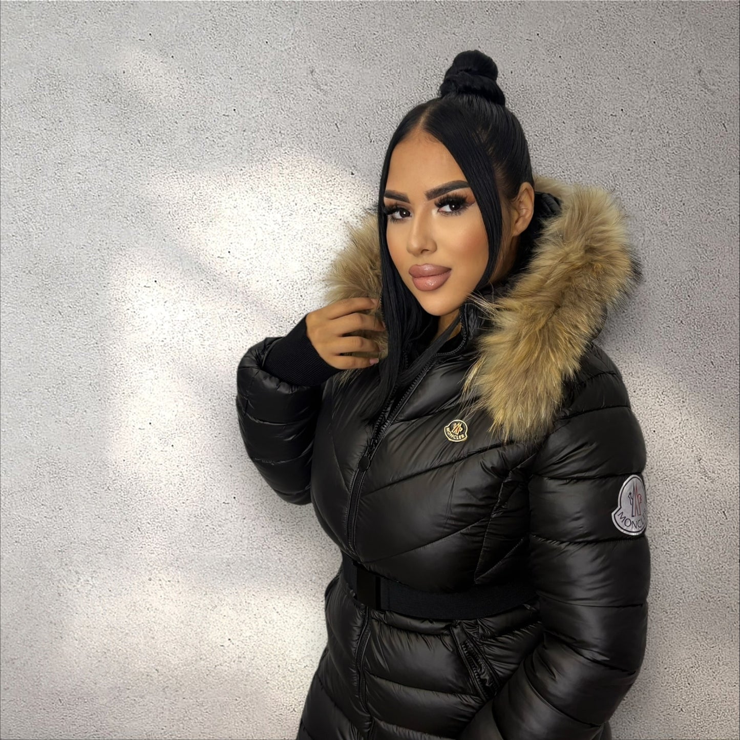 Geacă Lungă Monc Negru