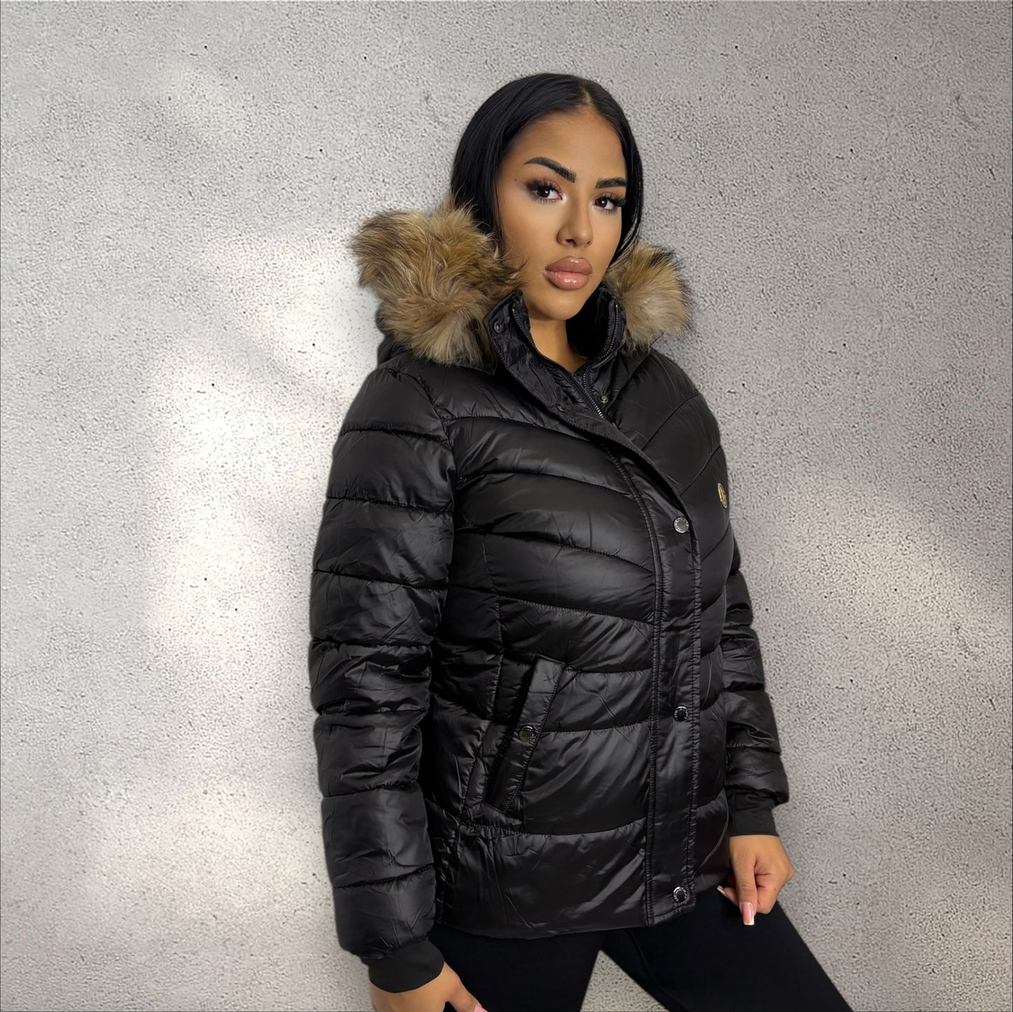 Geacă scurtă Moncl Naturală